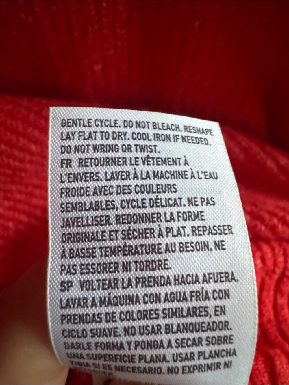 American Eagle Outfitters Red Coral Ribbed Crewneck Cozy Gently Used Sweater XS